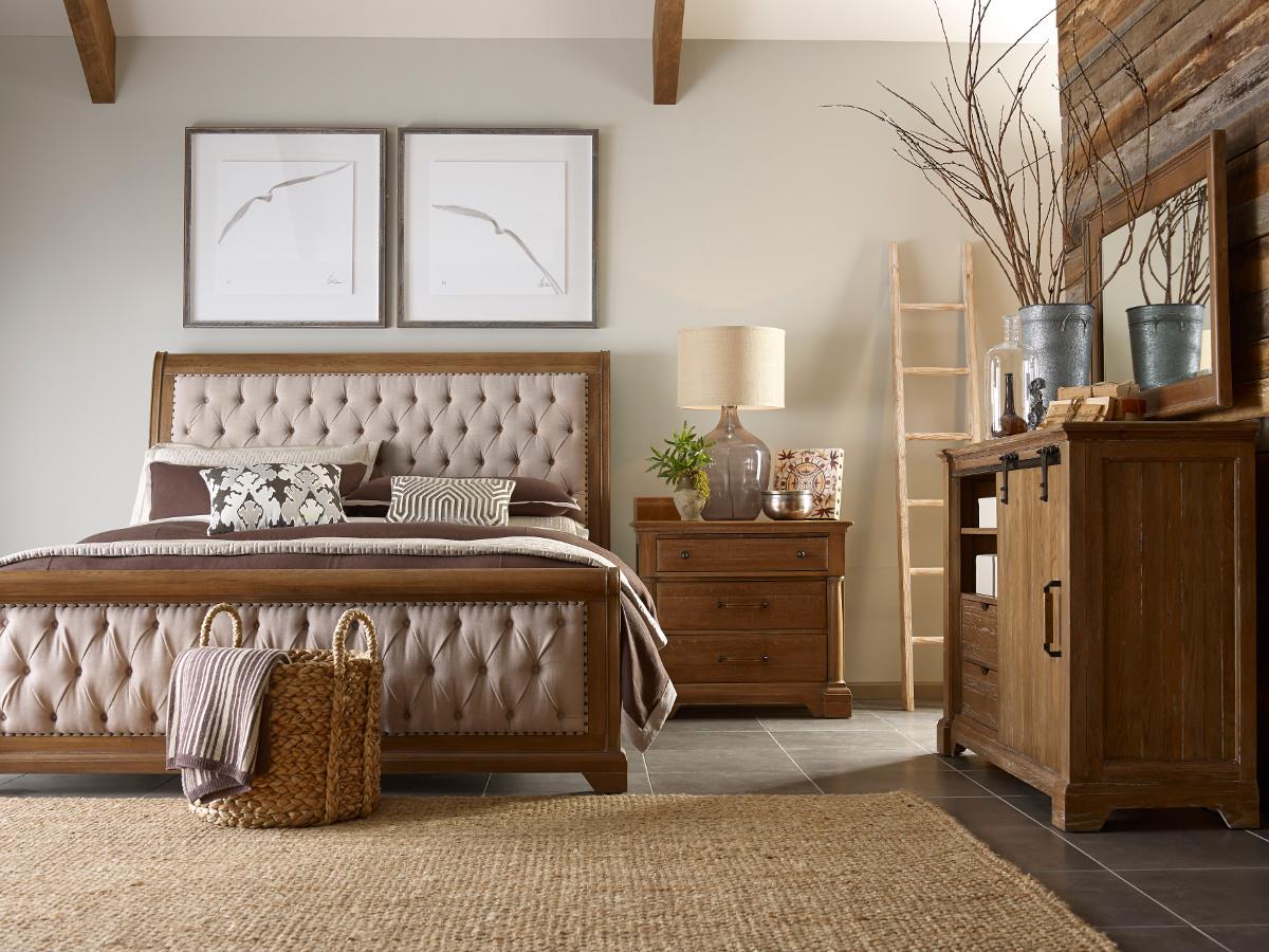 Kincaid Furniture Stone Ridge Transitional Rustic Sliding Barn Door